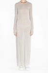 Boris Bidjan Saberi WDRESS2 Series Long Dress Series WDRESS2 FTT00001-QIANHEI Light Gray